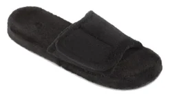 Slippers*XLfeet Acorn Spa Slide Black Slippers