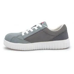 Work Shoes For Men*XLfeet Inc. Airwalk Mens Camino Composite Toe Safety Shoe - Gray/Gray