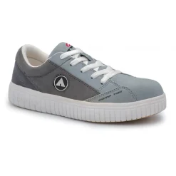 Work Shoes For Men*XLfeet Inc. Airwalk Mens Camino Composite Toe Safety Shoe - Gray/Gray