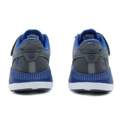 No Hands|Athletic Shoes For Men*XLfeet ANODYNE No. 46 Mens Sport Jogger w/ Heel Assist - Grey Blue