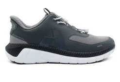 No Hands|Athletic Shoes For Men*XLfeet ANODYNE No. 22 Mens Sport Runner w/ Heel Assist - Grey Black