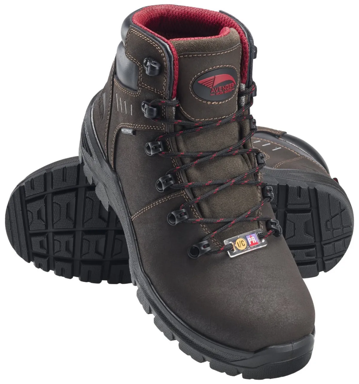 Composite Toe Boots|Work Boots*XLfeet Inc. Avenger 7402 Foundation 6" Internal Met Guard WP Carbon Nanofiber Toe Boot