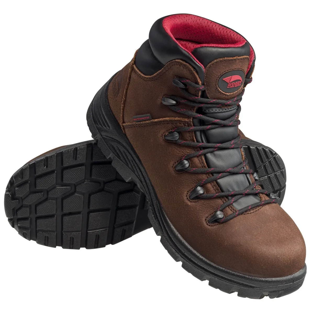 Composite Toe Boots|Work Boots*XLfeet Inc. Avenger 7221 Framer 6" Waterproof Composite Toe Boot - Brown