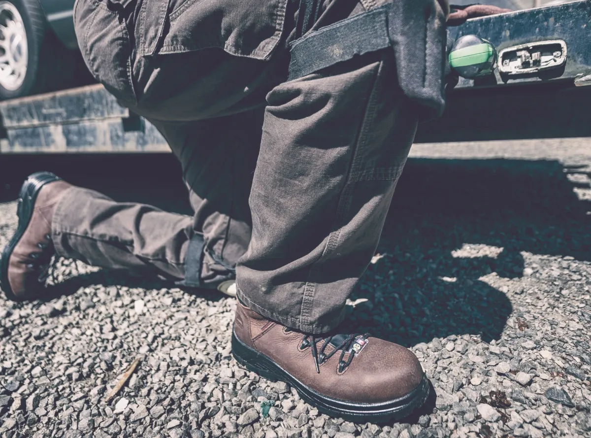 Composite Toe Boots|Work Boots*XLfeet Inc. Avenger 7221 Framer 6" Waterproof Composite Toe Boot - Brown