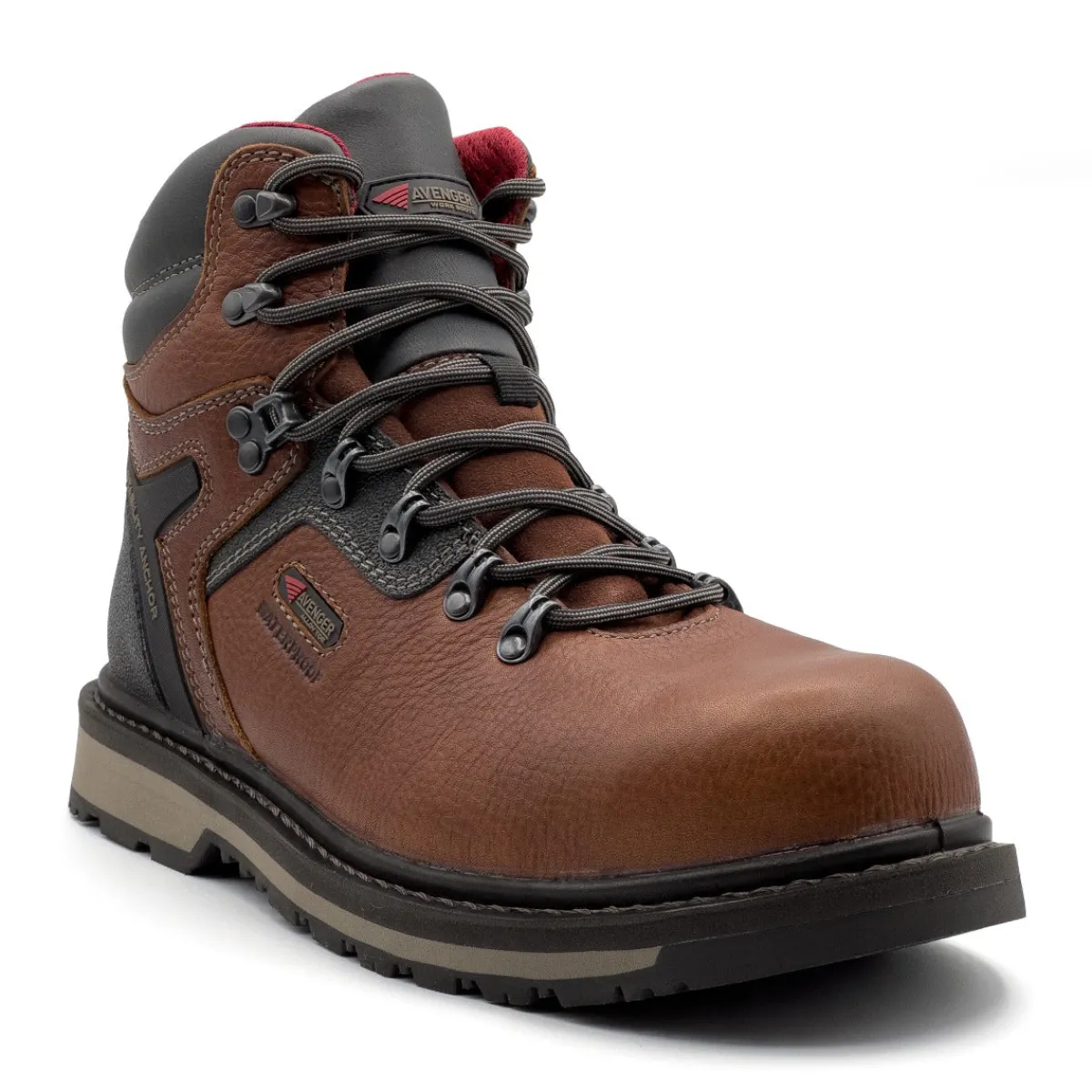 Work Boots|6" Work Boots*XLfeet Inc. Avenger Men's Blacksmith 6" Alloy Toe - Med Brown
