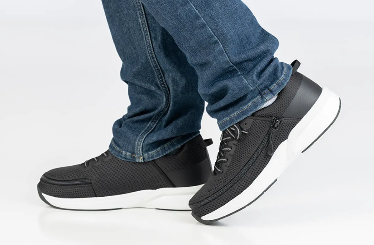 Walking Shoes|Zipper Shoes*XLfeet Inc. BILLY Limitless Mens Black
