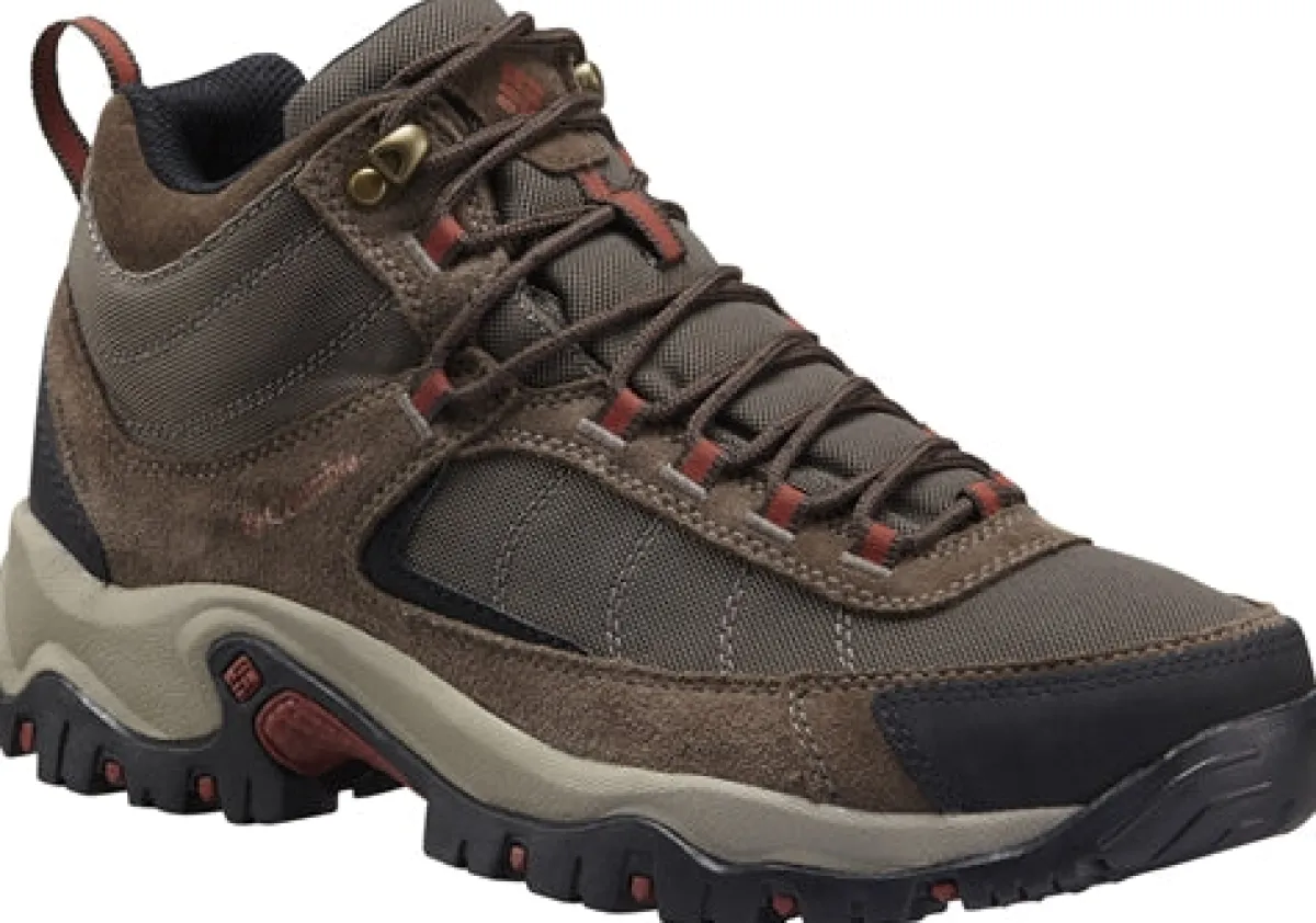 Waterproof Hiking Boots For Men*XLfeet Columbia Men's Granite Ridge Mid Waterproof - Mud/Rusty Hiking Boots