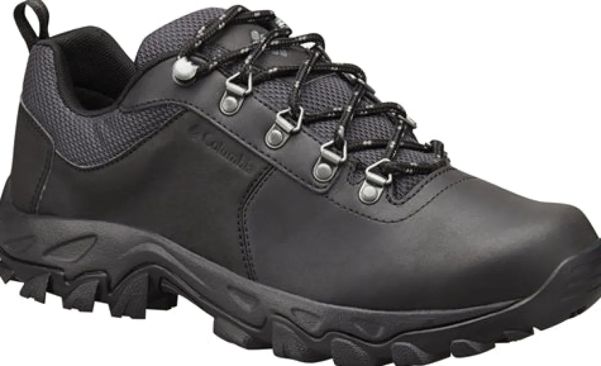 Urban Shoes*XLfeet Columbia Men's Newton Ridge Plus Low Waterproof - Black