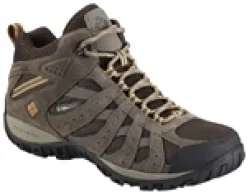 Waterproof Hiking Boots For Men*XLfeet Columbia Redmond Mid Waterproof - Cordovan/Dark Banana
