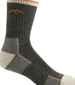 Crew Socks|Postal Approved Socks*XLfeet Inc. Darn Tough Hiker Micro Crew Cushion Socks - Olive - Single Pair