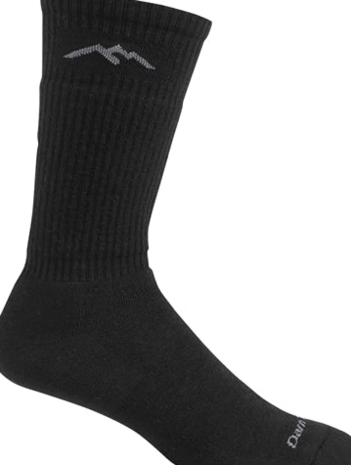 Crew Socks|Postal Approved Socks*XLfeet Inc. Darn Tough Standard Issue Mid-Calf Light Crew Socks BLACK - Single Pair