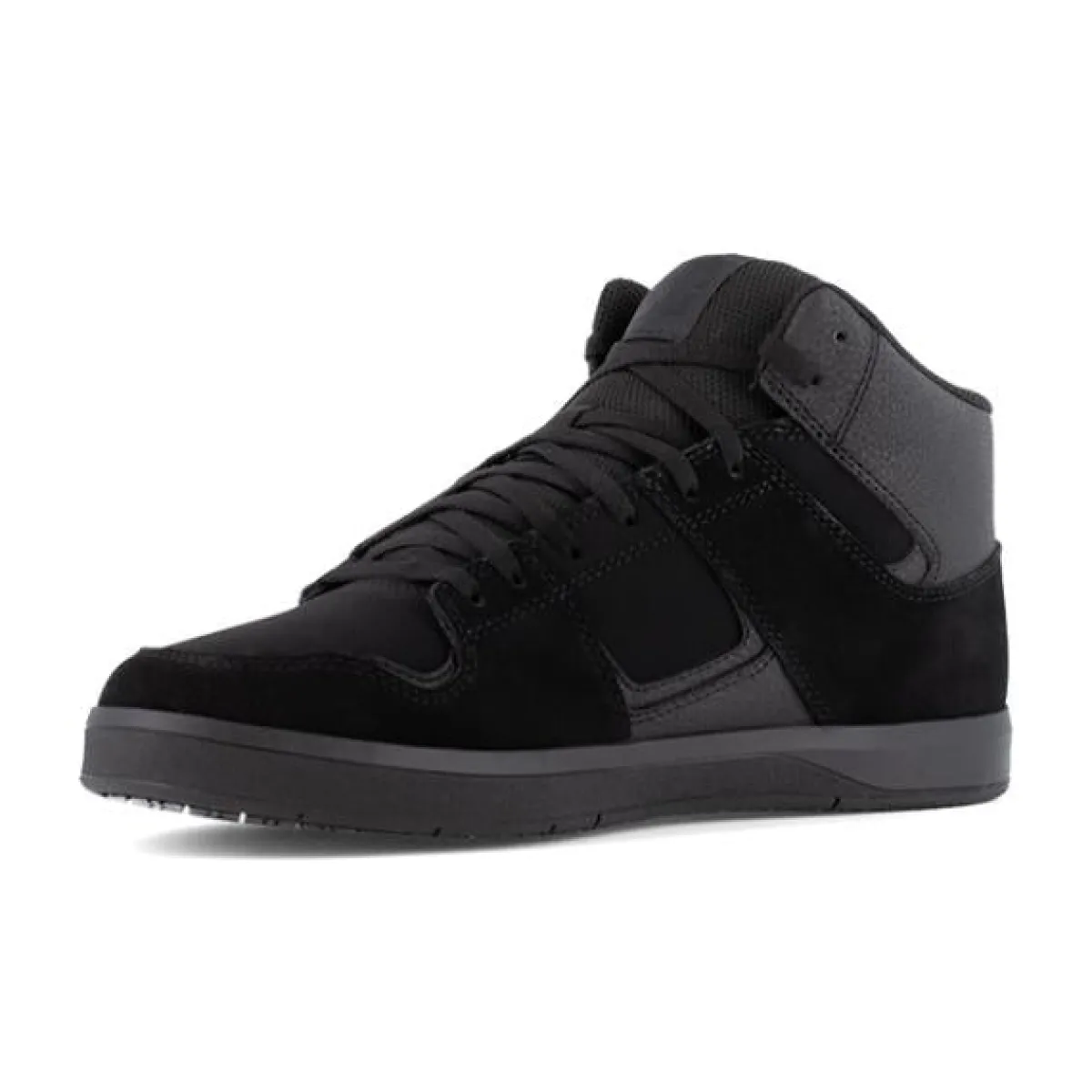 Casual Shoes|Urban Shoes*XLfeet Inc. DC Cure Work - DC60302 - Mens Black Slip-Resistant Work High-Top