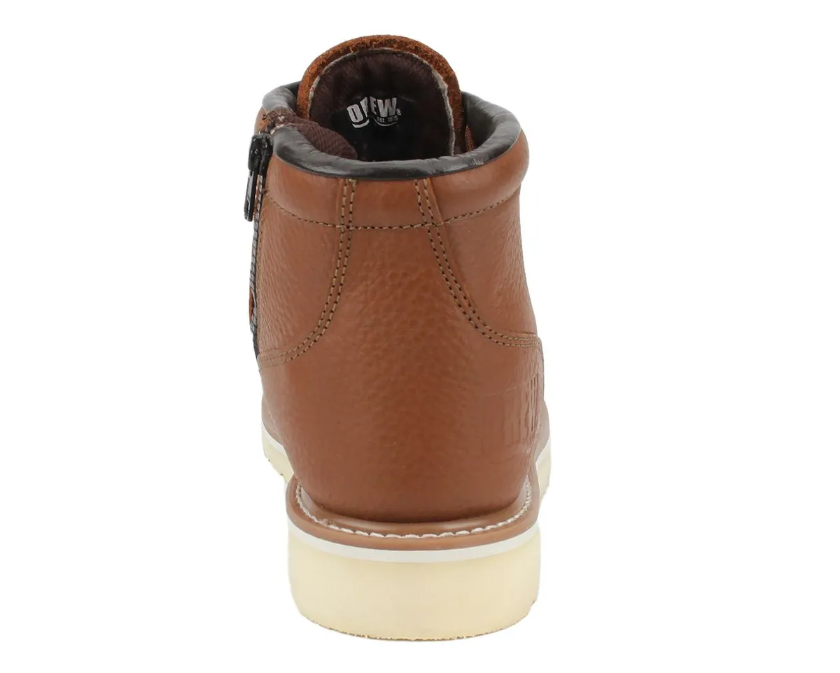 Work Boots|Work Boots (Non-Safety Toe / Soft Toe)*XLfeet Inc. Drew Shoe Buffalo - Rust Leather