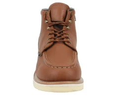 Work Boots|Work Boots (Non-Safety Toe / Soft Toe)*XLfeet Inc. Drew Shoe Buffalo - Rust Leather