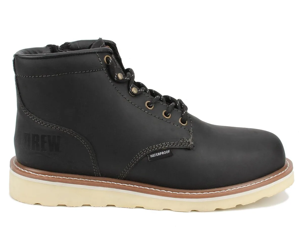 Work Boots|6" Work Boots*XLfeet Inc. Drew Shoe Burbank - Black Leather