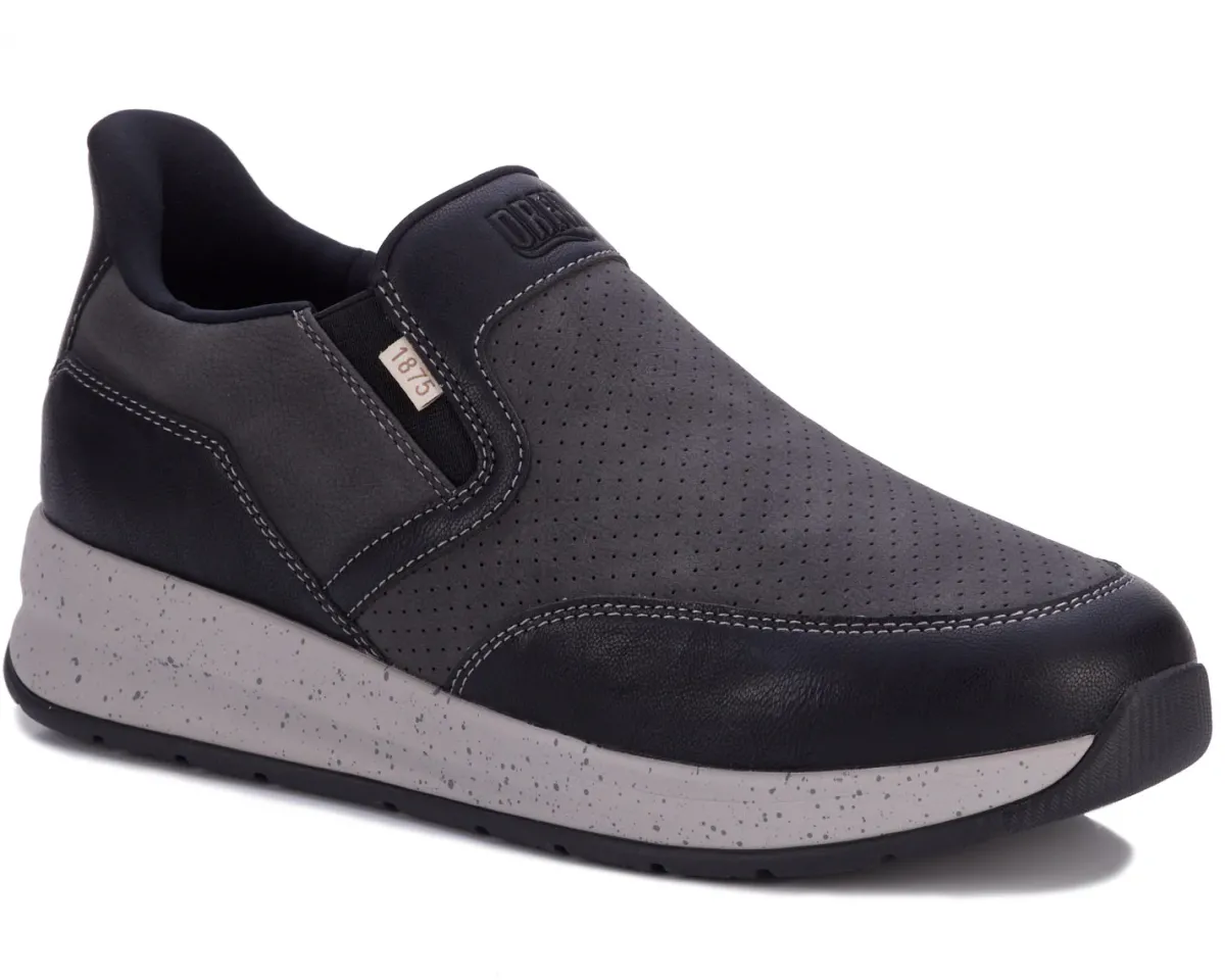 Dad Shoes|Slip-On Shoes*XLfeet Inc. Drew Shoe Caleb - Black Nubuck