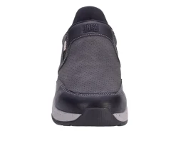 Dad Shoes|Slip-On Shoes*XLfeet Inc. Drew Shoe Caleb - Black Nubuck