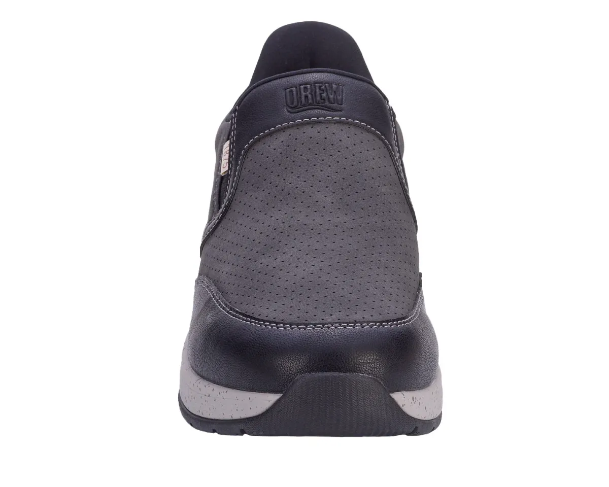 Dad Shoes|Slip-On Shoes*XLfeet Inc. Drew Shoe Caleb - Black Nubuck