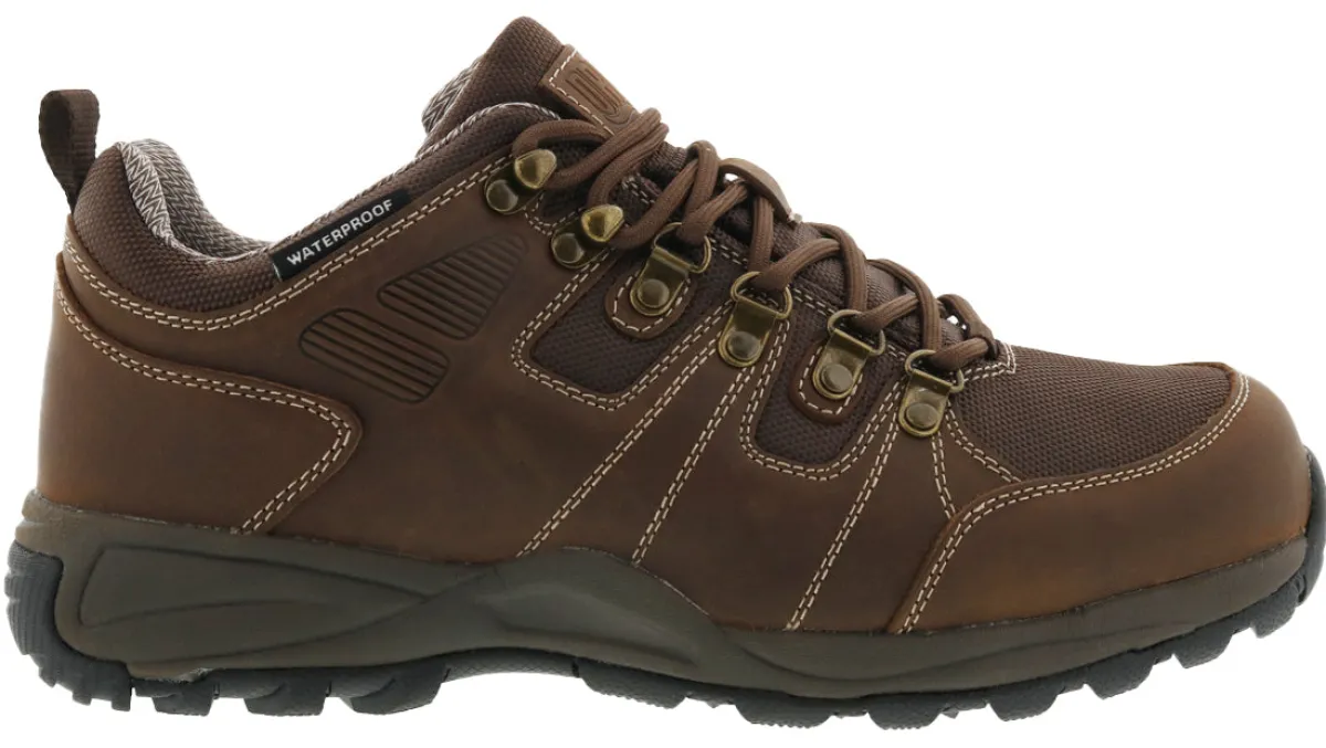 Walking Shoes|Waterproof Hiking Boots For Men*XLfeet Inc. Drew Shoe Canyon - Dark Brown