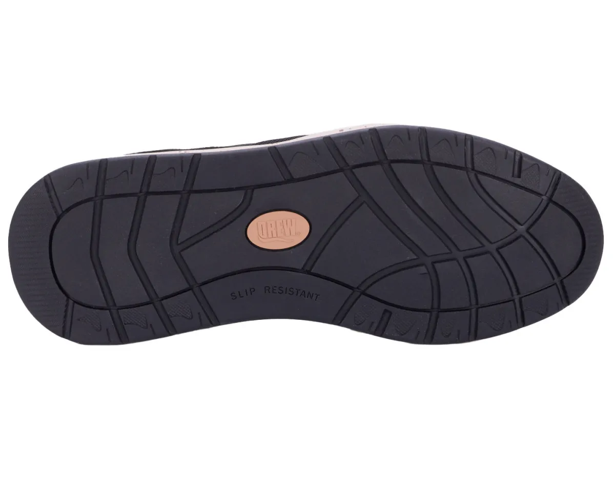 No Hands|Athletic Shoes For Men*XLfeet Inc. Drew Shoe Connor - Black/Tan Suede Combo
