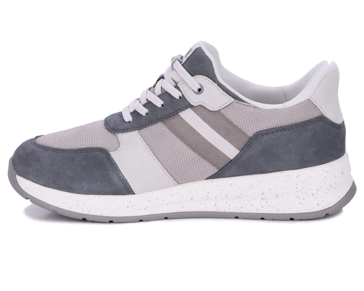 Dad Shoes|No Hands*XLfeet Inc. Drew Shoe Connor - Grey Suede Combo