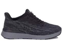 Dad Shoes|Slip-On Shoes*XLfeet Inc. Drew Shoe Explore II - Black Mesh Combo