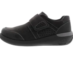 Casual Shoes|Hook And Loop Shoes And Boots*XLfeet Inc. Drew Shoe Marshall - Black Nubuck