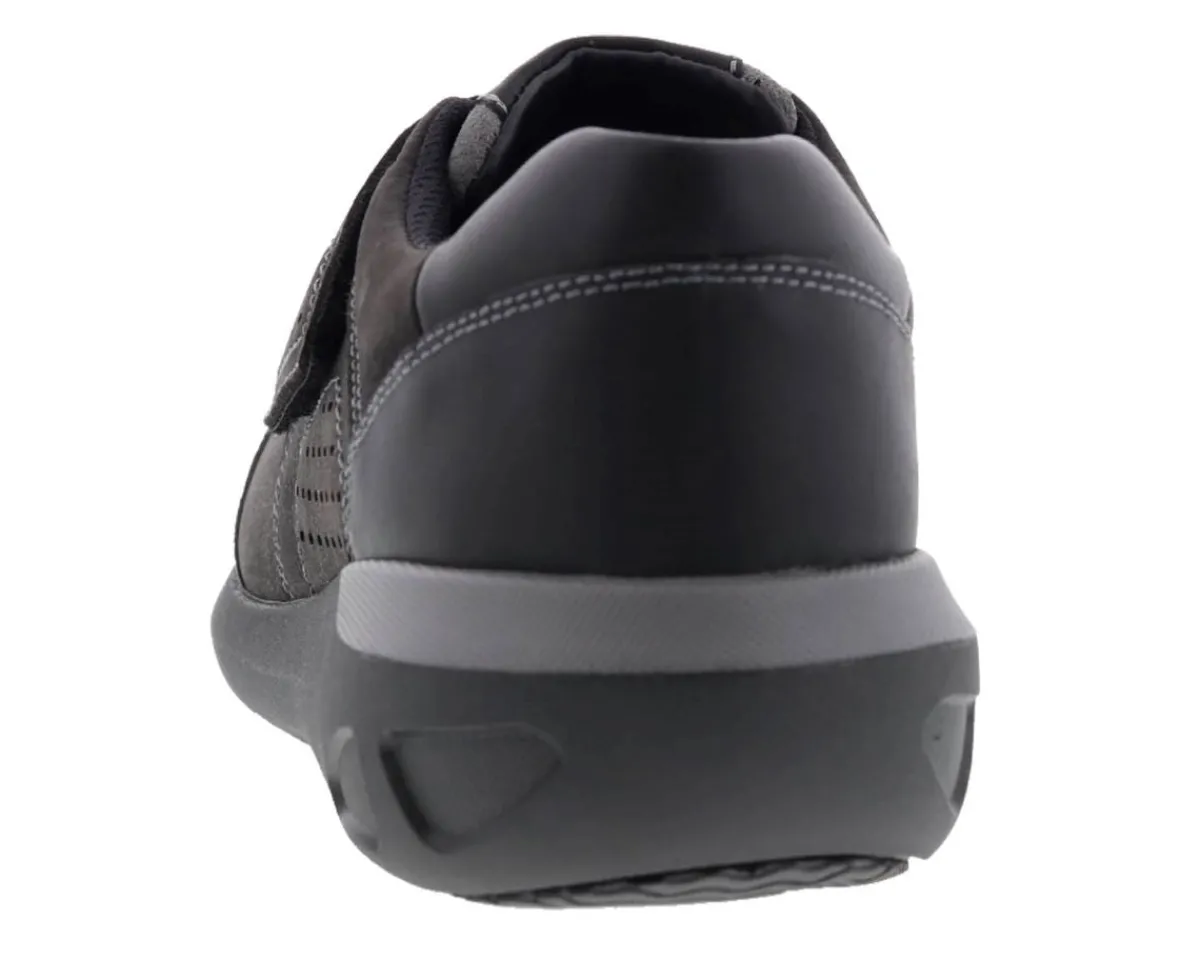 Casual Shoes|Hook And Loop Shoes And Boots*XLfeet Inc. Drew Shoe Marshall - Black Nubuck