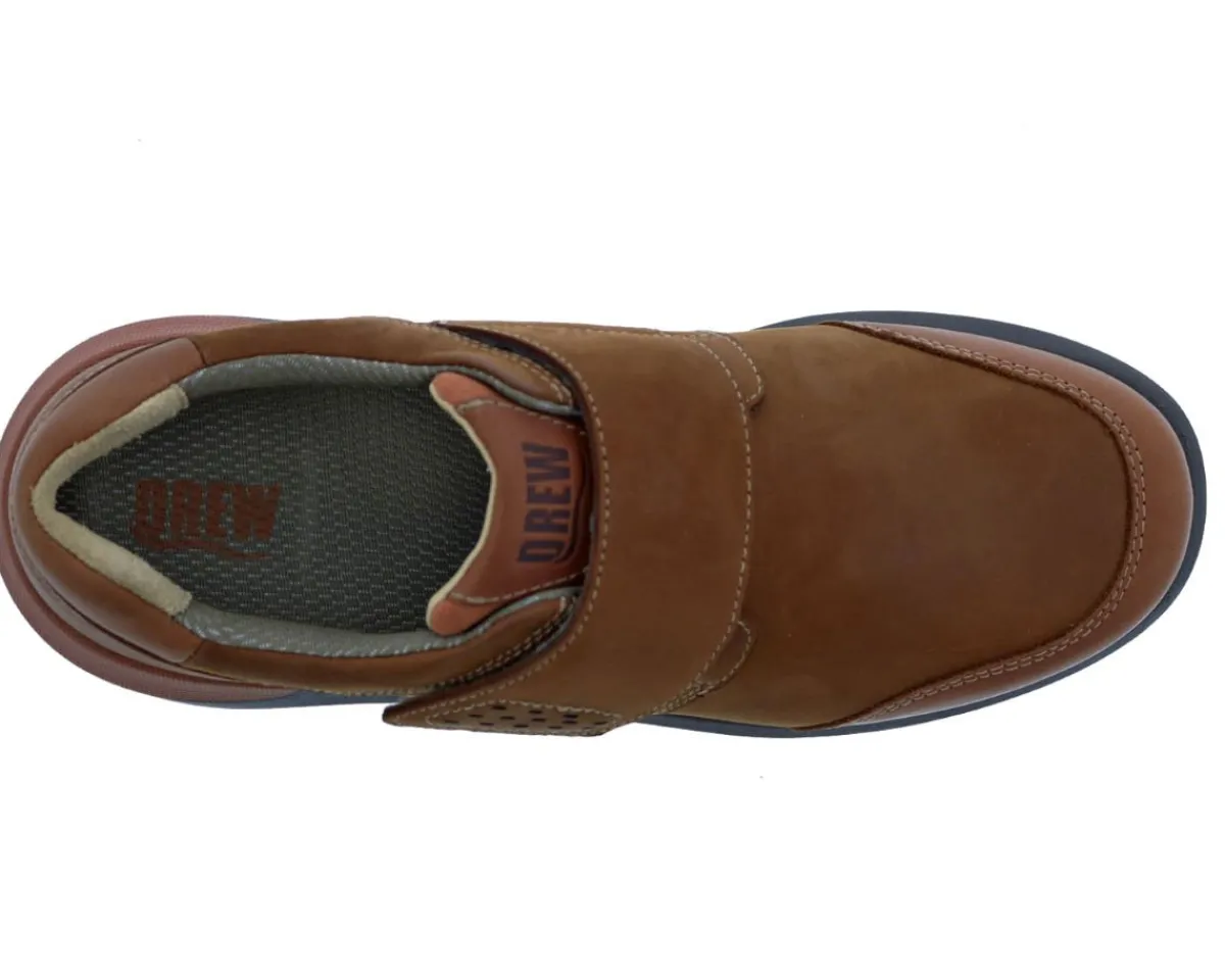 Casual Shoes|Hook And Loop Shoes And Boots*XLfeet Inc. Drew Shoe Marshall - Camel Leather