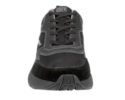 Walking Shoes|Casual Shoes*XLfeet Inc. Drew Shoe Marvel - All Over Black Mesh Combo