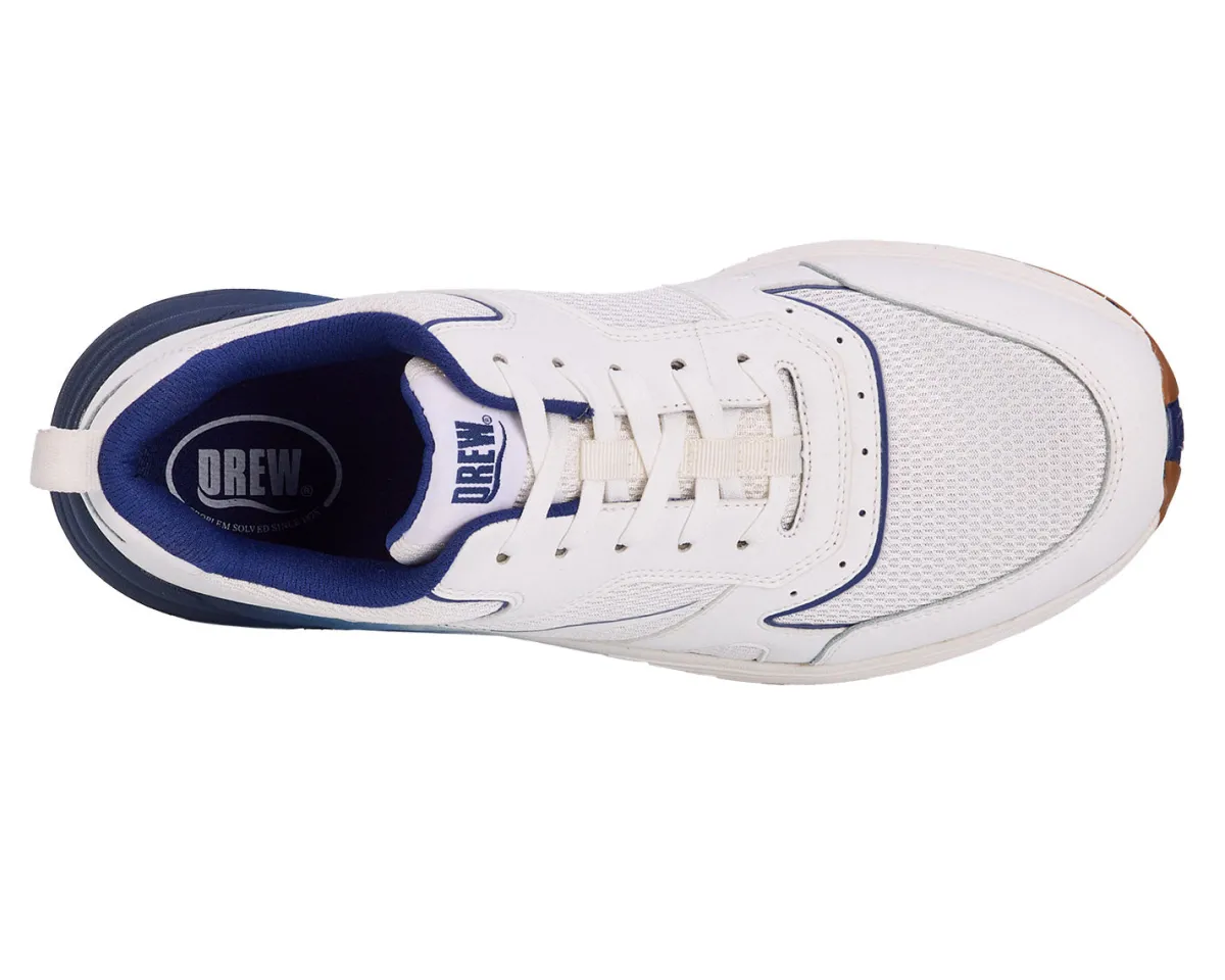 Dad Shoes|Athletic Shoes For Men*XLfeet Inc. Drew Shoe Marvel - White Mesh Combo