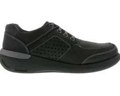 Casual Shoes*XLfeet Inc. Drew Shoe Miles - Black Nubuck
