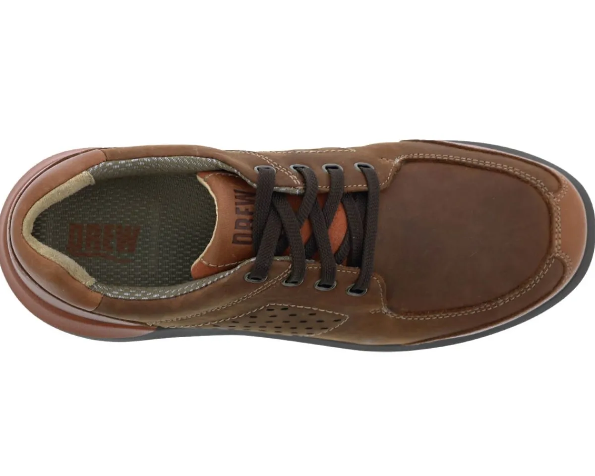 Casual Shoes*XLfeet Inc. Drew Shoe Miles - Camel