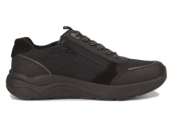 Dad Shoes|Athletic Shoes For Men*XLfeet Inc. Drew Shoe Miller - Black Suede Combo
