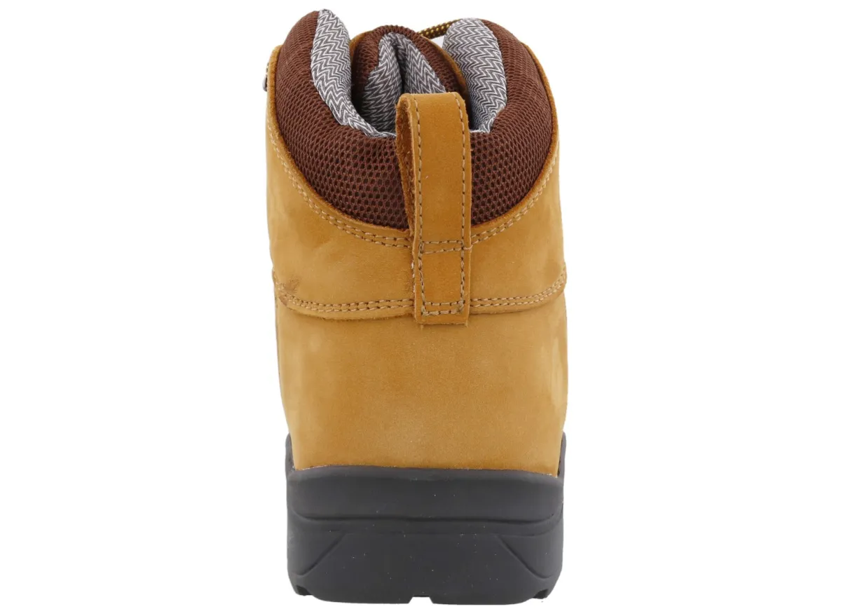 Work Boots|Waterproof Hiking Boots For Men*XLfeet Inc. Drew Shoe Rockford - Wheat Nubuck