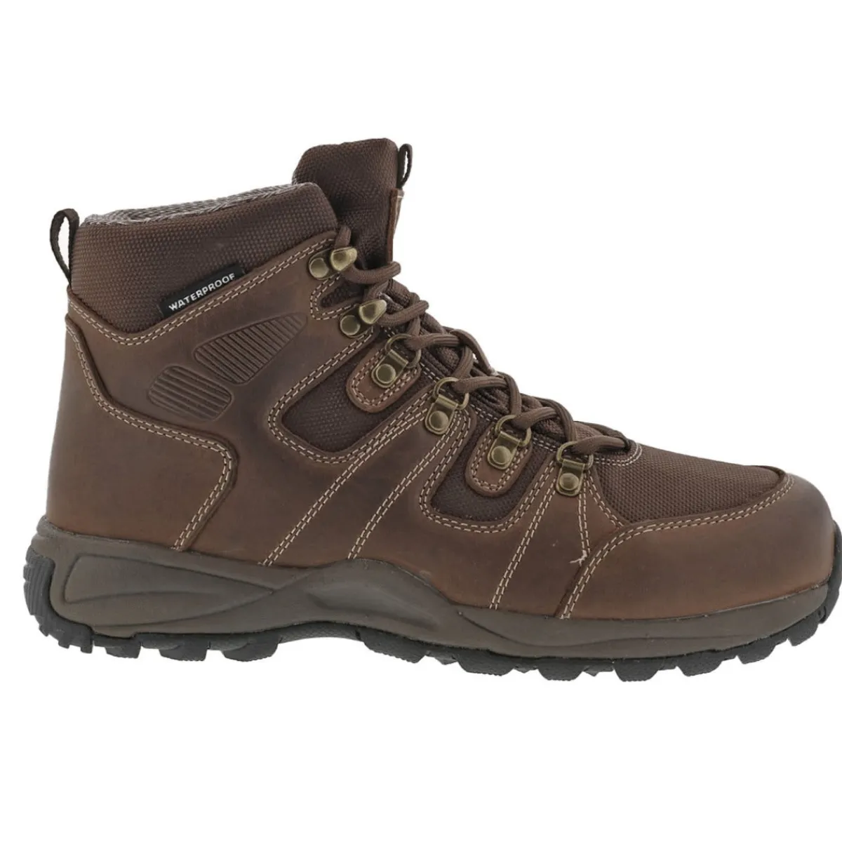 Waterproof Hiking Boots For Men|Hiking Boots For Men*XLfeet Inc. Drew Shoe Trek - Dark Brown