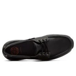 Boat Shoes|Slip-On Shoes*XLfeet Inc. Dunham Captain - Black Boat Shoes