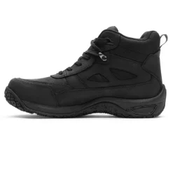 Waterproof Hiking Boots For Men|6" Work Boots*XLfeet Inc. Dunham Cloud Plus Mid II -Black Leather