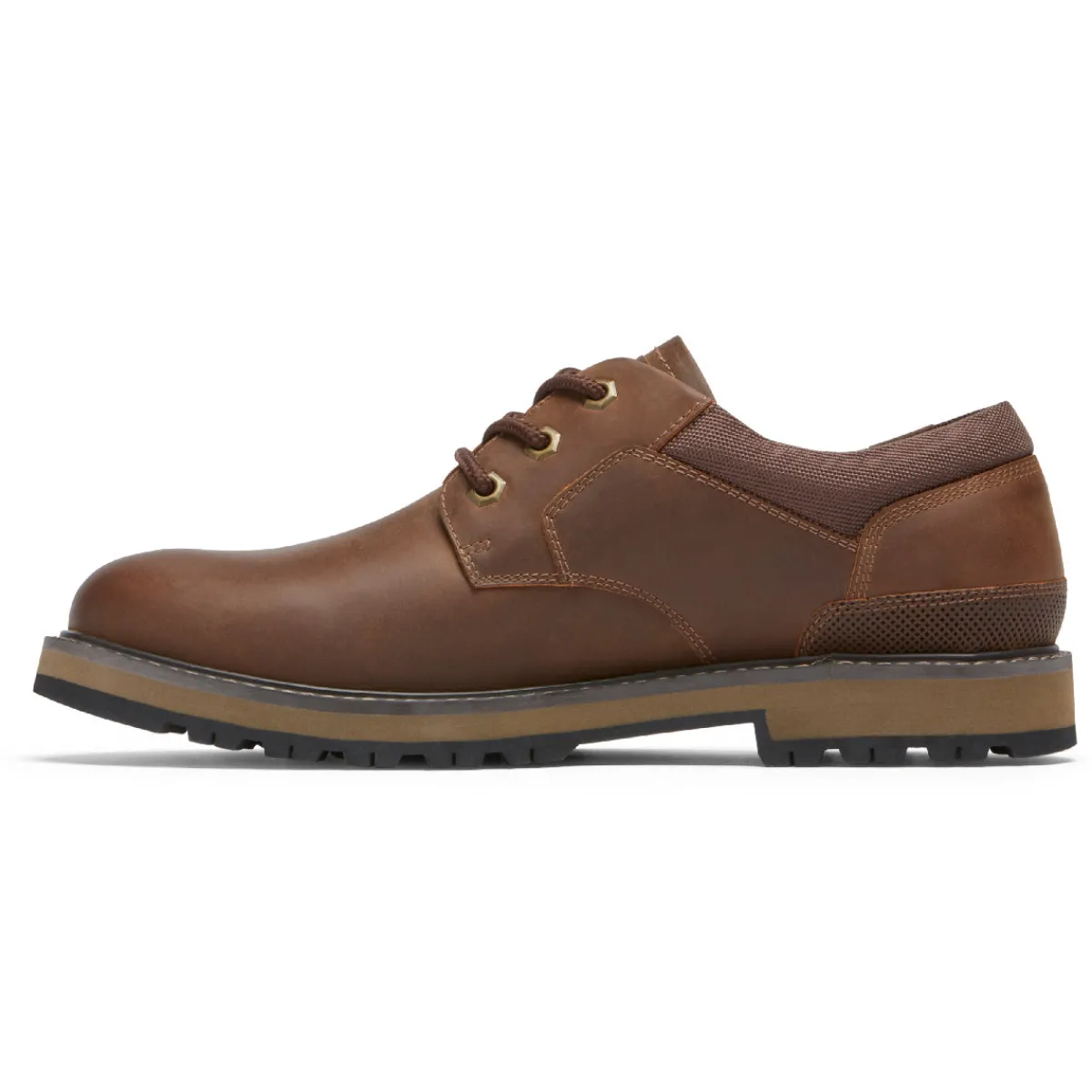 Casual Shoes|Dress Shoes And Boots*XLfeet Inc. Dunham Mens Byrne Plain Toe Ox - BROWN LEA