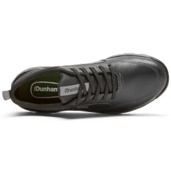 Walking Shoes*XLfeet Dunham Mens Glastonbury UBal II Waterproof - BLACK LEA/SDE