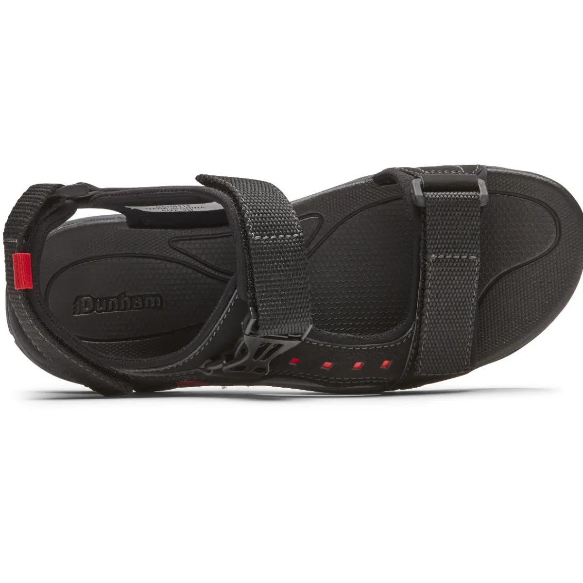 Adjustable Strap Sandals*XLfeet Dunham Nolan WF Sandal - Black