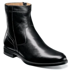Dress Shoes And Boots*XLfeet Inc. Florsheim Midtown Plain Toe Zipper Boot - Black