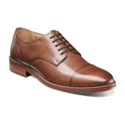 Dress Shoes And Boots*XLfeet Inc. Florsheim Salerno Cap Toe Oxford - Cognac