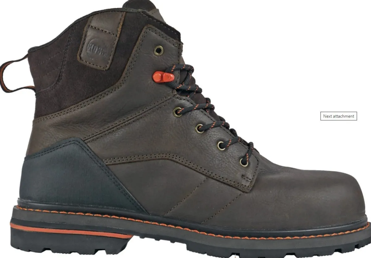 Work Boots|6" Work Boots*XLfeet Inc. Hoss Carson 6" Brown Non-Safety/Soft Toe Non Waterproof