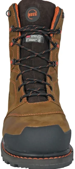Work Boots|Hunting Boots*XLfeet Inc. Hoss Clash 9" Brown Soft Toe Waterproof - 1,000g Insulated Boot