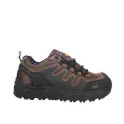 Work Boots*XLfeet Inc. Hoss Eric Lo Oblique Aluminum Safety Toe Non Waterproof - Brown