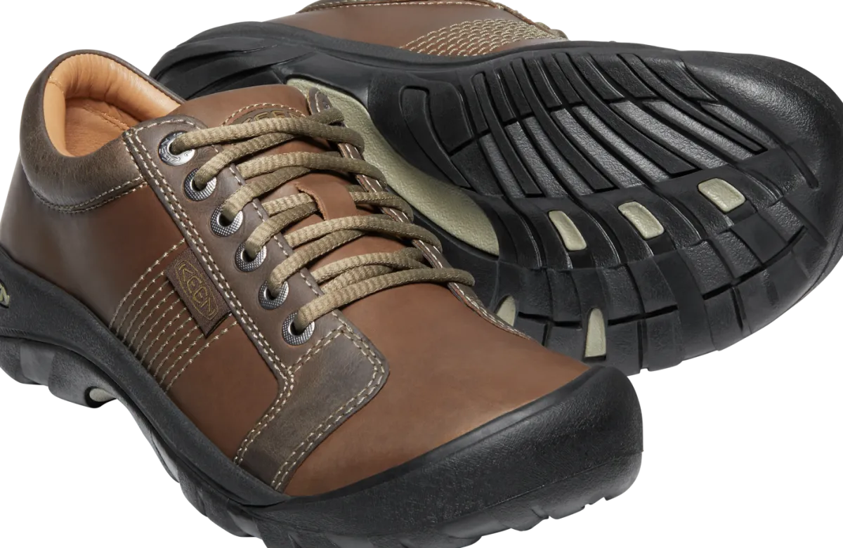 Walking Shoes|Casual Shoes*XLfeet Inc. Keen Austin - Men’s Chocolate Brown Casual Shoe