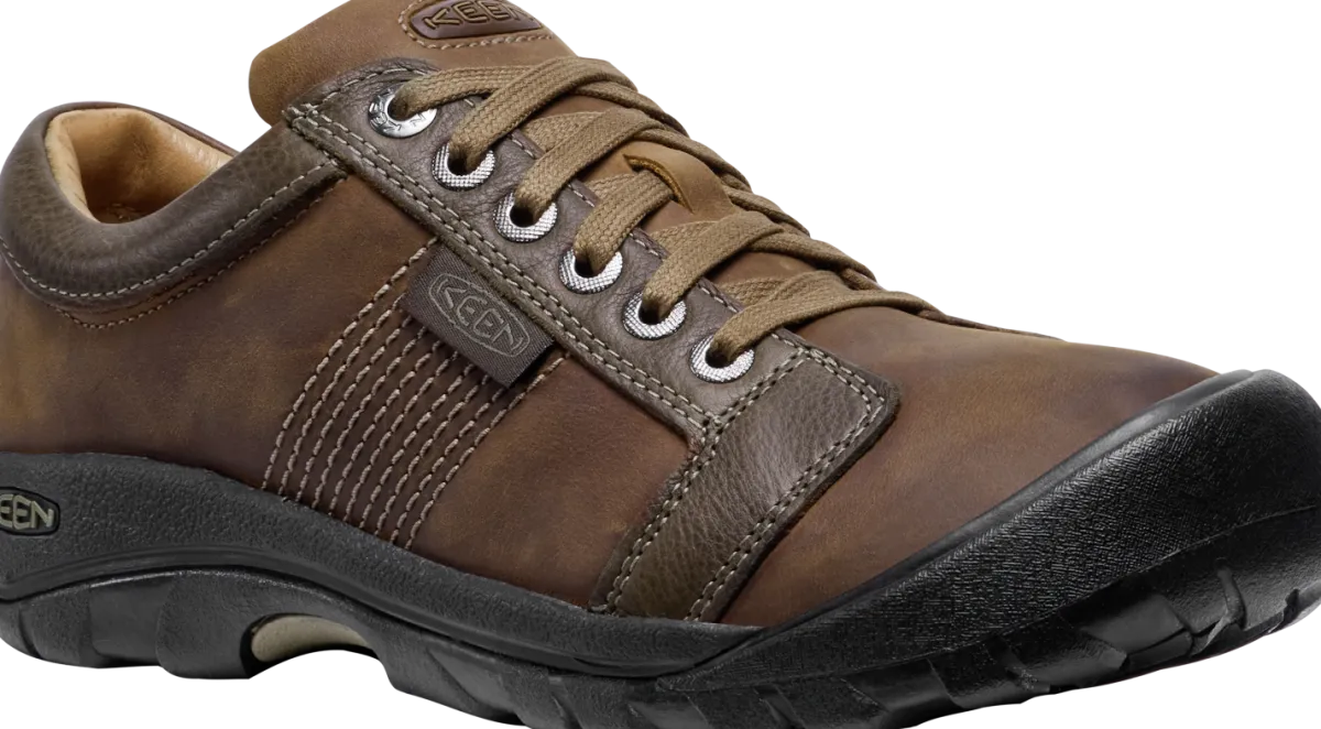 Walking Shoes|Casual Shoes*XLfeet Inc. Keen Austin - Men’s Chocolate Brown Casual Shoe