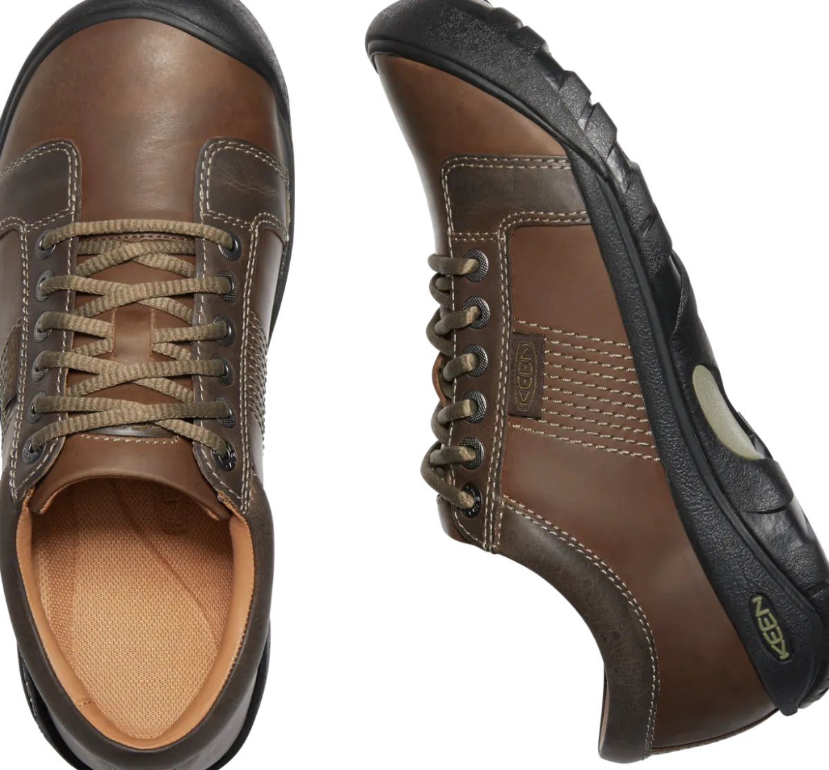Walking Shoes|Casual Shoes*XLfeet Inc. Keen Austin - Men’s Chocolate Brown Casual Shoe
