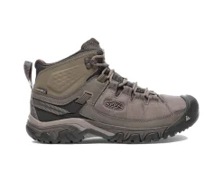Walking Shoes|Waterproof Hiking Boots For Men*XLfeet Inc. Keen Targhee EXP Mid Wide WP - Bungee Cord / Brindle Hiking Shoes